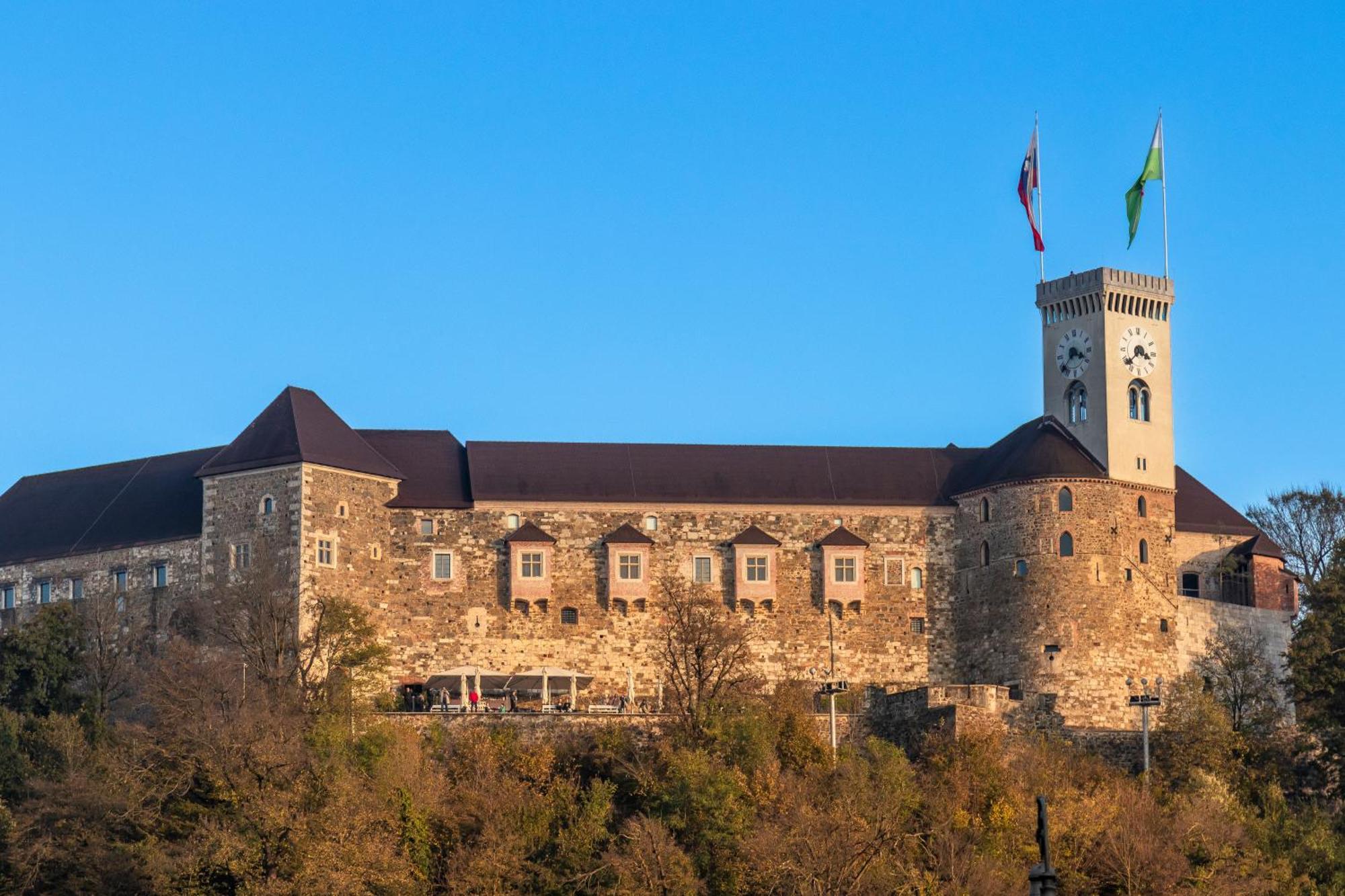 Luxe Penthouse With A Castle View Любляна Екстер'єр фото